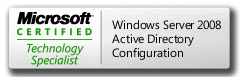 MCTS 70-640 Microsoft Certified Technology Specialist Windows Server 2008 Active Directory, Configuring